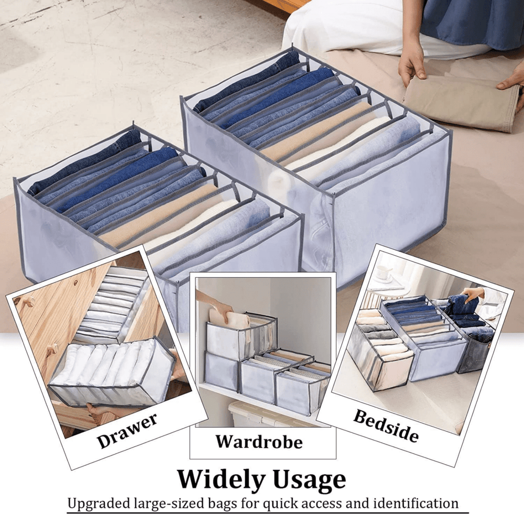 ClothFlow Set Organizzatore per Armadio per Conservazione Senza Pieghe e Ordinata