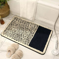 Aurelia Artistic Handmade Abstract Bath Mat With Non Slip Design