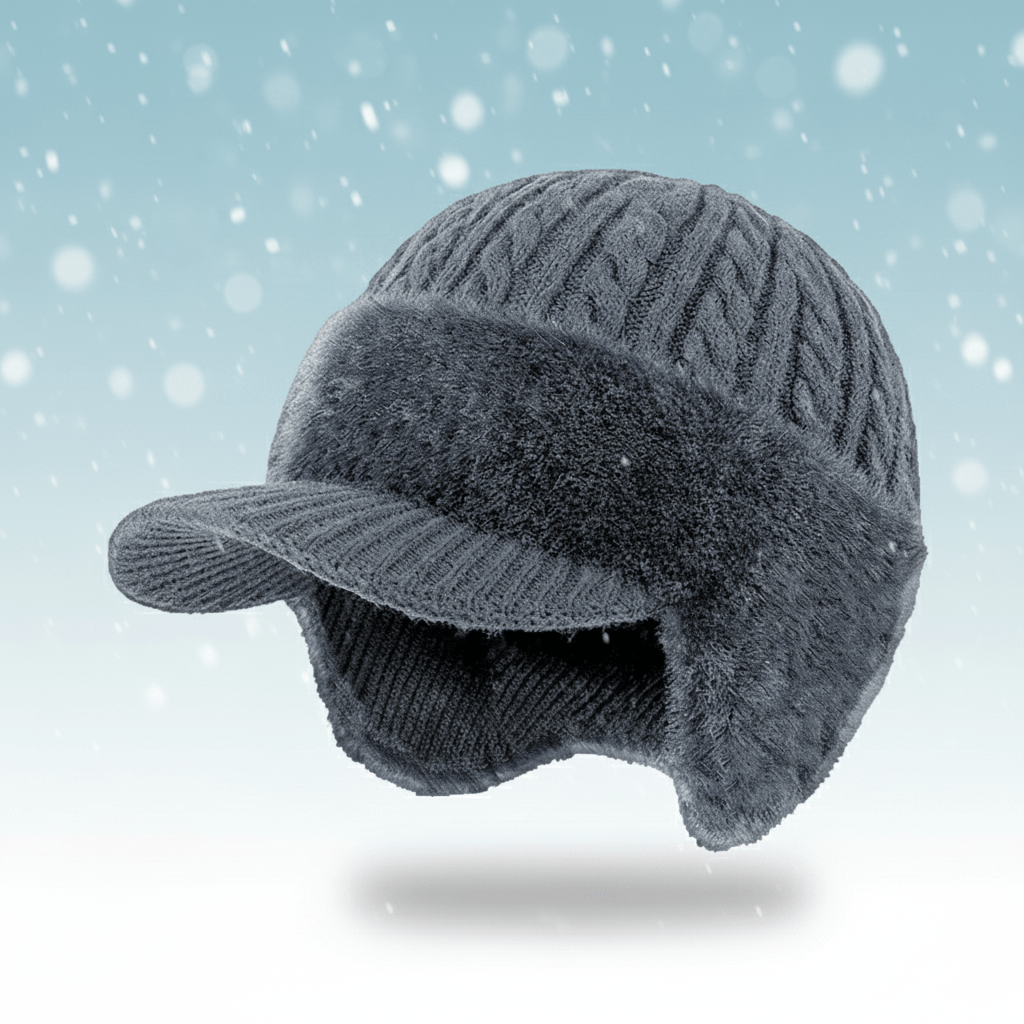 Frost Guard Extremely Warm Winter Hat With Integrated Ear Protection
