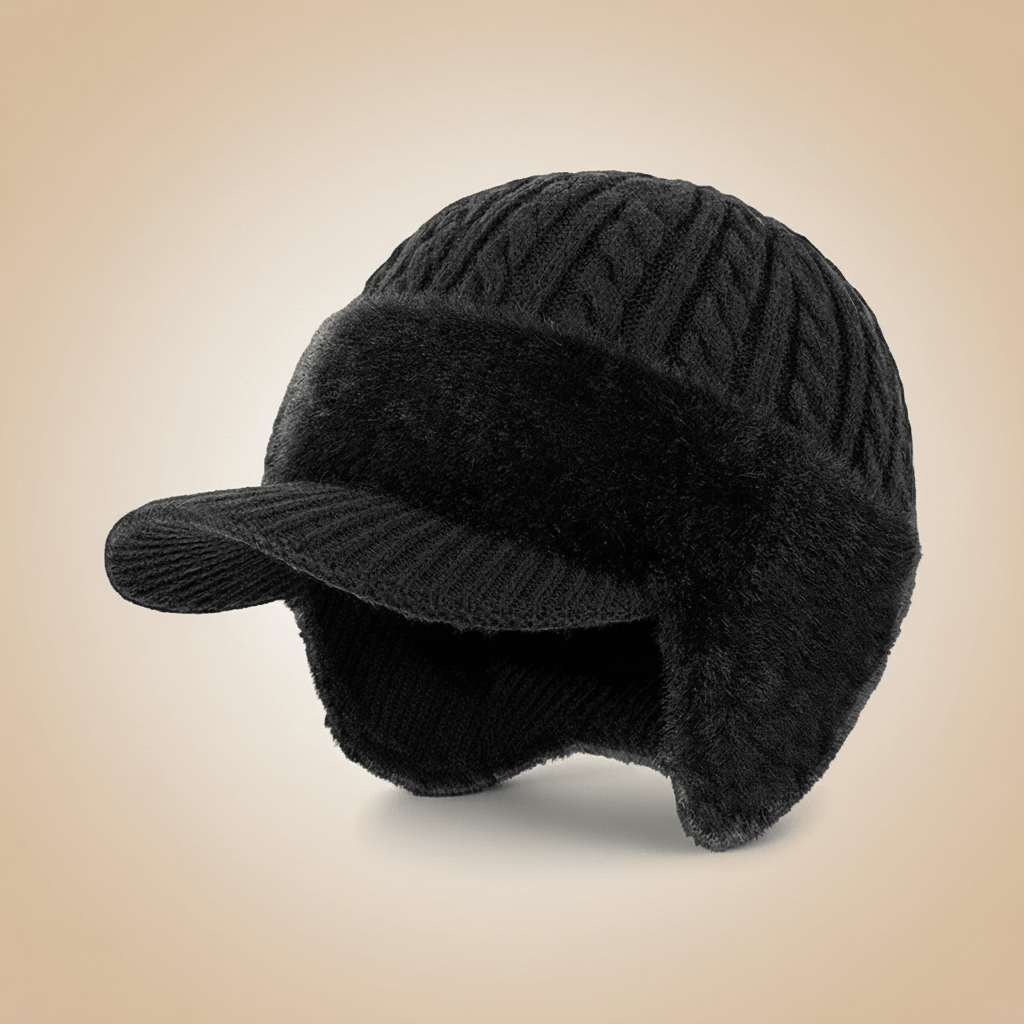 Frost Guard Extremely Warm Winter Hat With Integrated Ear Protection