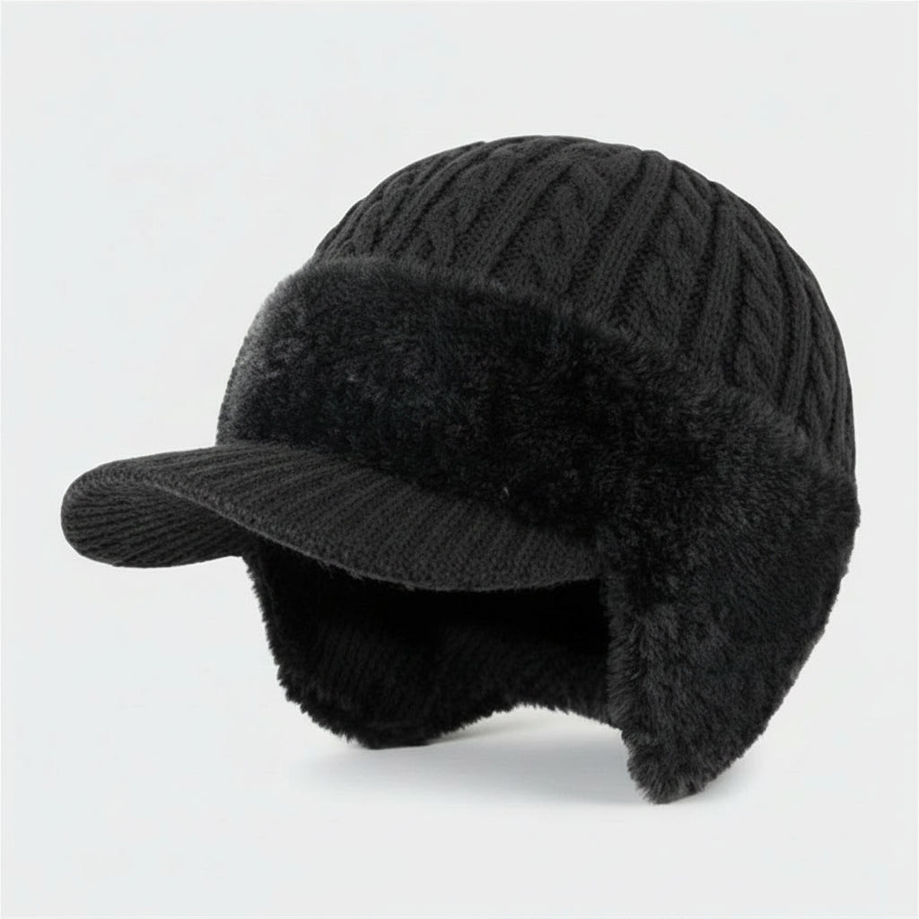 Frost Guard Extremely Warm Winter Hat With Integrated Ear Protection