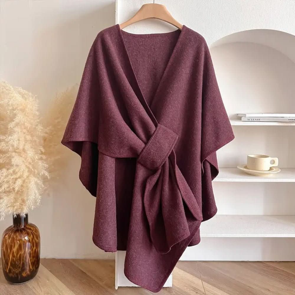 FrostGlow Scarf Coat - Shimmering, Protective Winter Companion