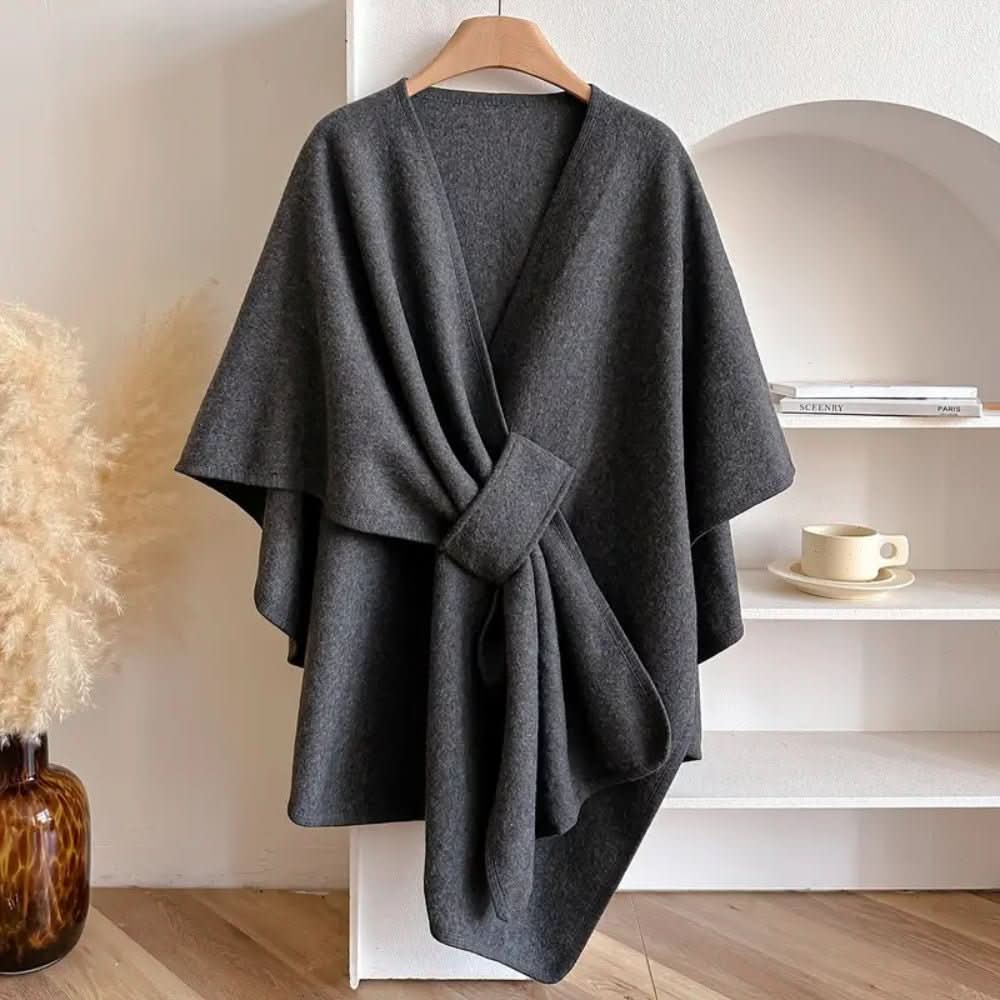 FrostGlow Scarf Coat - Shimmering, Protective Winter Companion