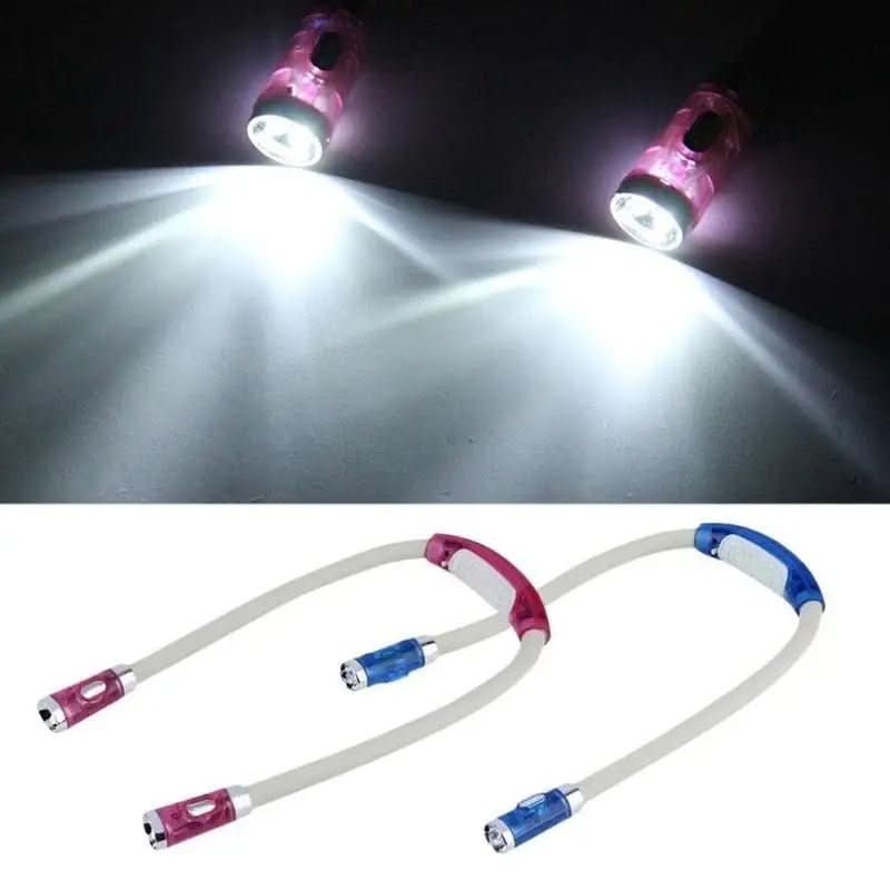 NovaLume LED světlo na krk pro pletení a háčkování