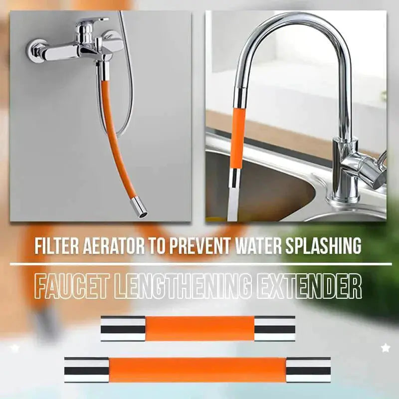 360° Faucet Sprayer With Double Pivot For Splash-Proof Rinsing