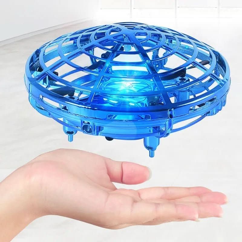 NovaGlide UFO Flying Drone Toy With Hand Control And Sensors USB Rechargeable