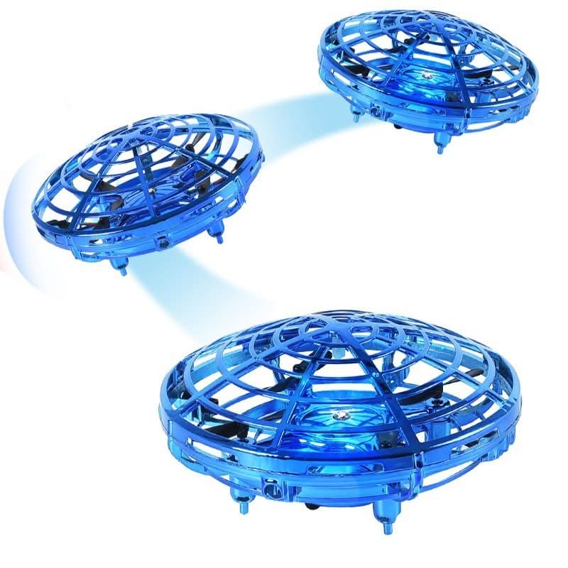 NovaGlide UFO Flying Drone Toy With Hand Control And Sensors USB Rechargeable