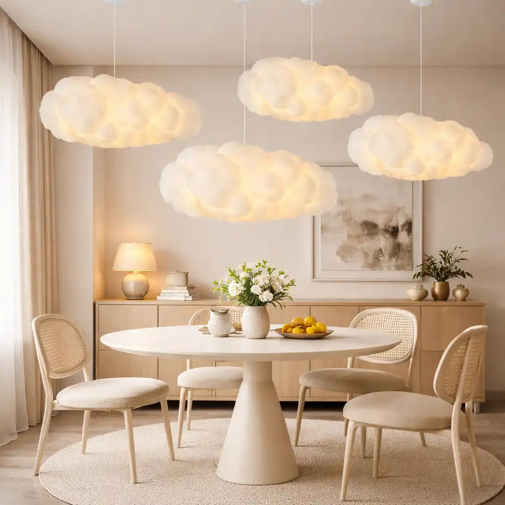 Floating Cloud Pendant Light For Modern Dining Areas