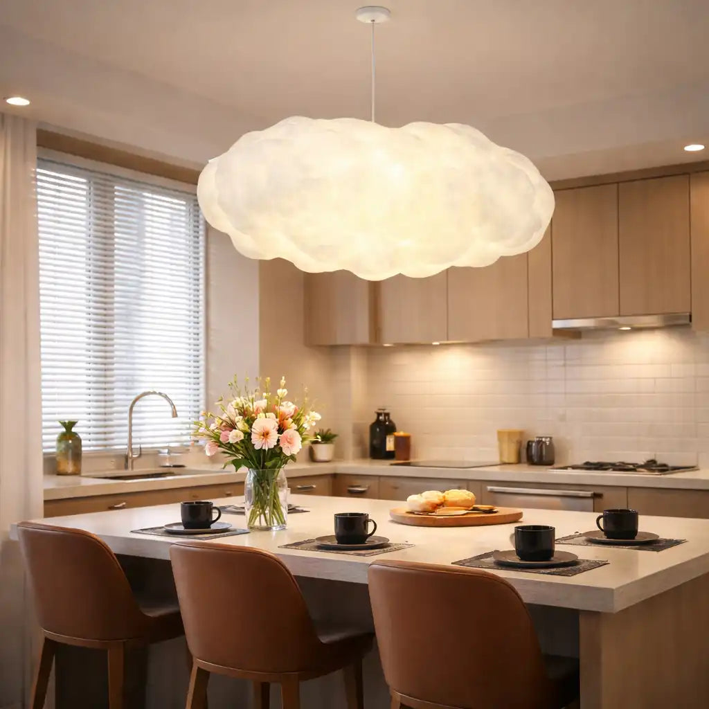 Floating Cloud Pendant Light For Modern Dining Areas