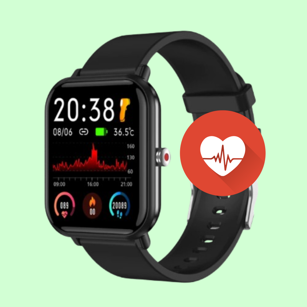 Monitor de Presión Arterial de Muñeca 2024, Reloj Inteligente Deportivo Resistente al Agua para Presión Arterial, Compatible con Android e iOS | Fervei