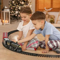 Electric Christmas Train Set For Festive Winter Evenings With Flexible Tracks