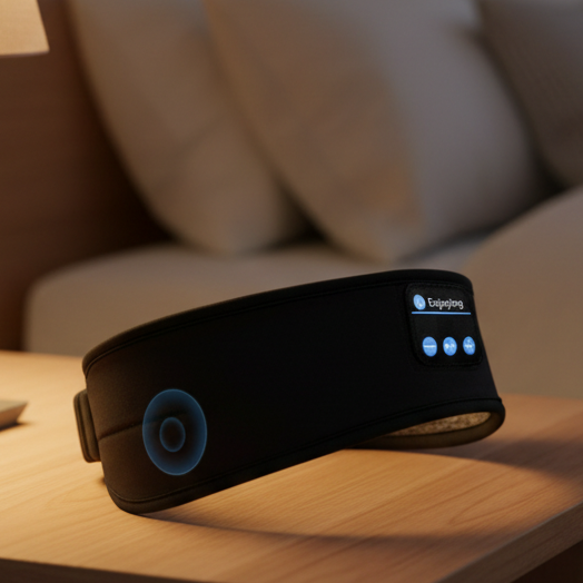 DreamEase 3-In-1 Sleep Mask With Integrated Bluetooth Headphones