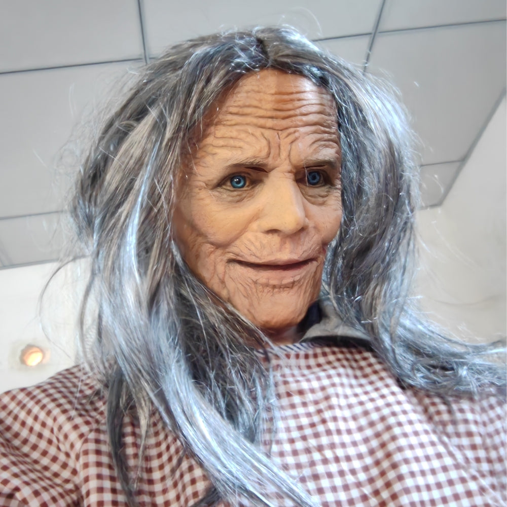 Granny Witch-masker voor Halloweenkostuums die opvallen
