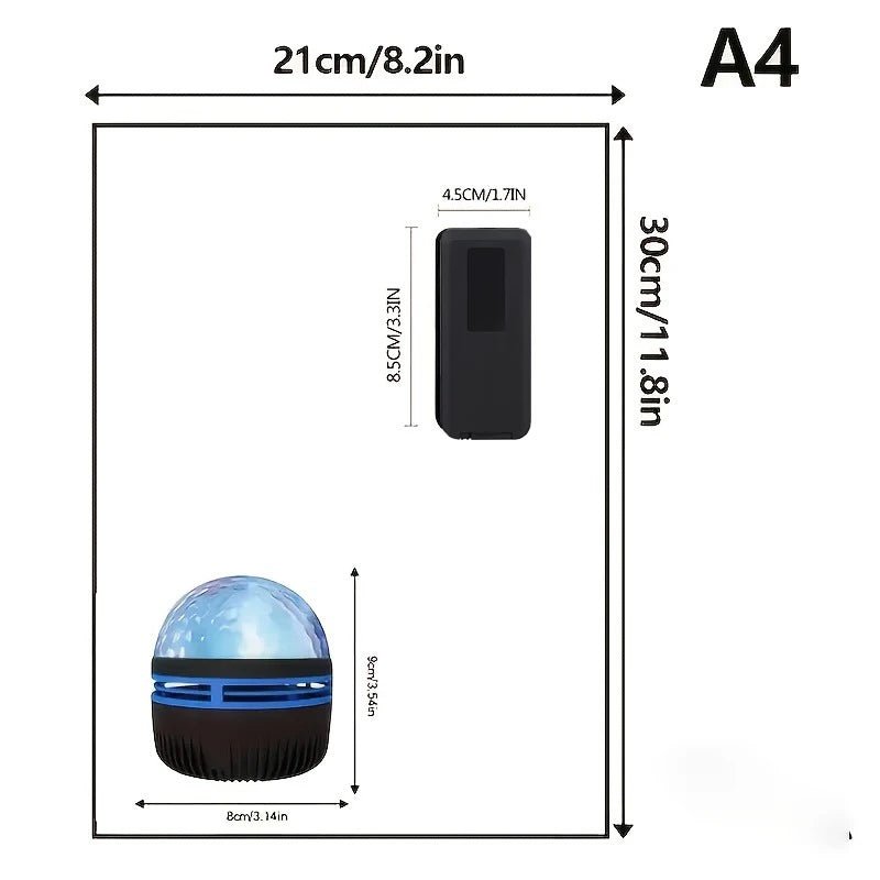 LumenSky USB napájená lampa projektor hvězdné oblohy do ložnice a na párty