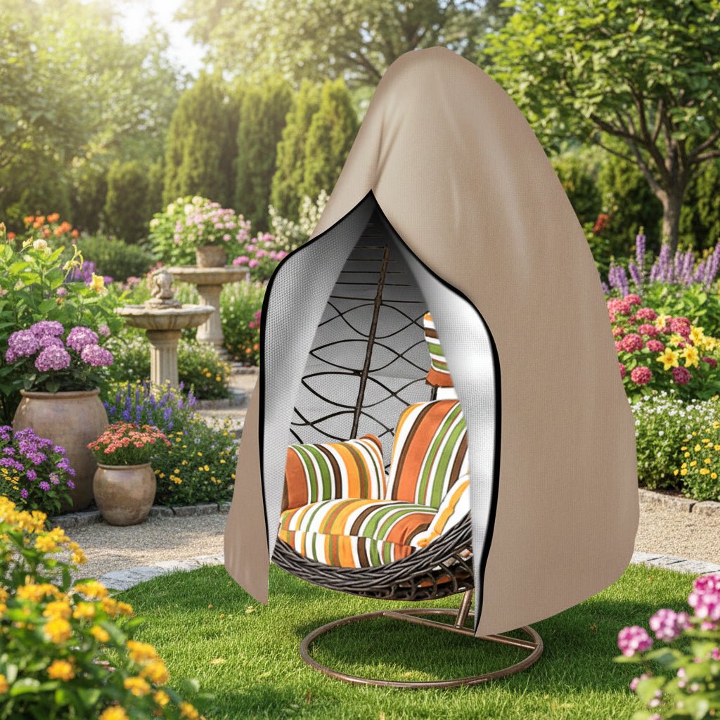 GardenGuard Pro Waterproof All-Weather Cover For Outdoor Hanging Chairs