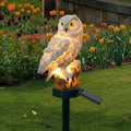SolOwl Decorative Solar Owl Garden Light for Outdoor Decor