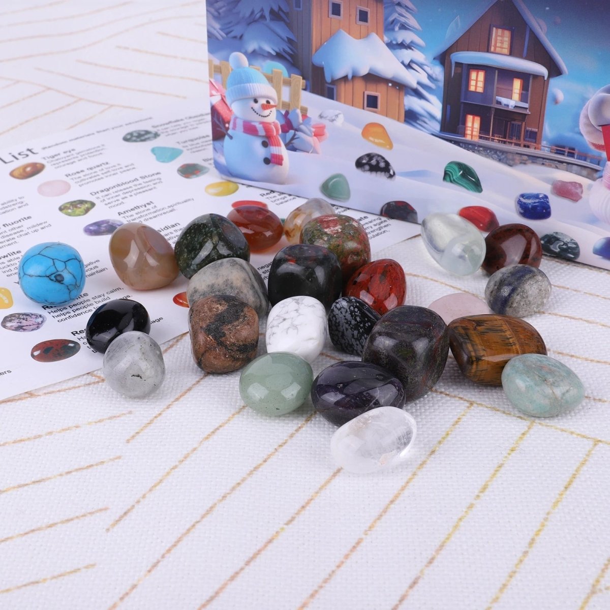 StoneQuest dětský adventní kalendář 2025 s těžením drahých kamenů