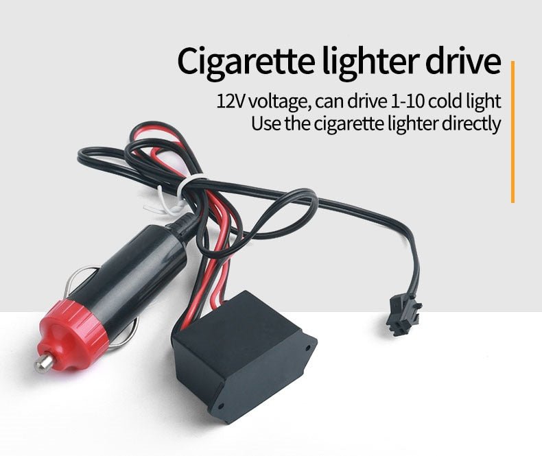 NovaGlide Decorative LED Light Strip For Car Interiors