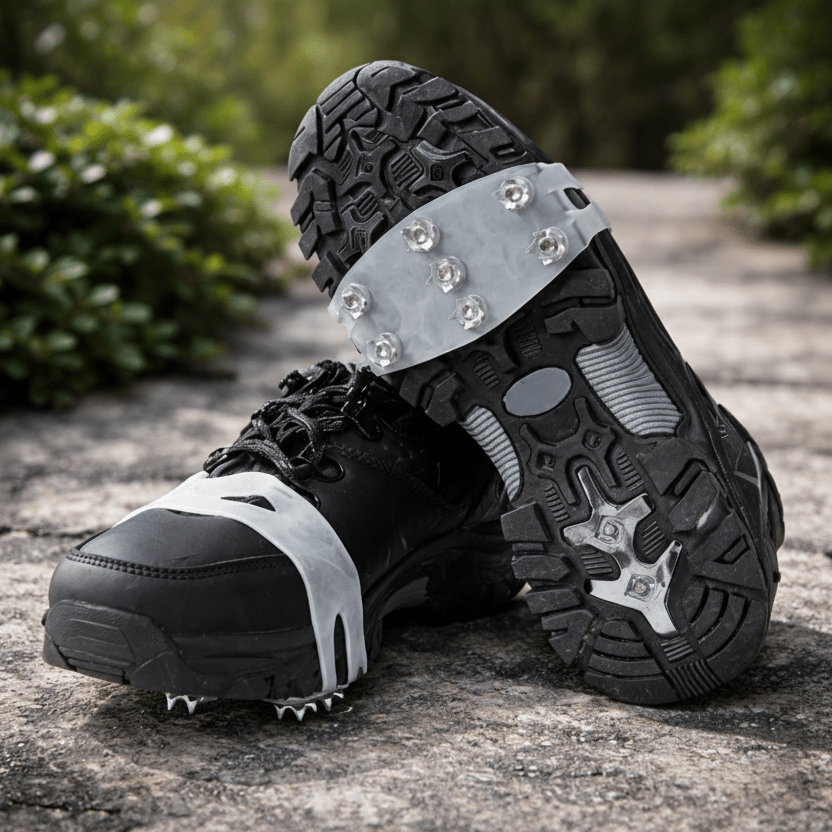 GlaceGrip Pro Ramponi Antiscivolo con Presa Aggressiva in Manganese