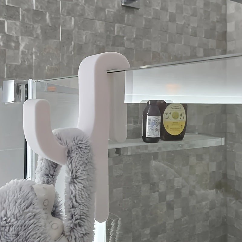 Gancio per Doccia in Vetro CrystalGlow per un'Armoniosa Organizzazione del Bagno