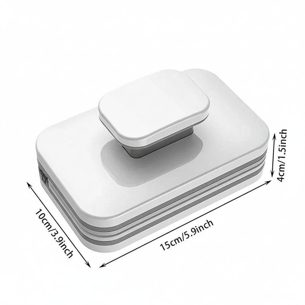 GlassGleam Double-Sided Magnetic Window Cleaner for Indoor and Outdoor Cleaning