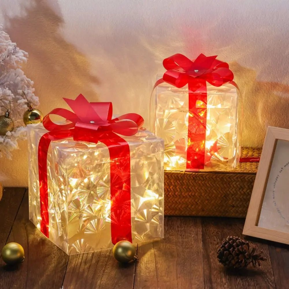 Luminabox Luminous Christmas Gift Box With 100 LED Lights For Festive Decoration