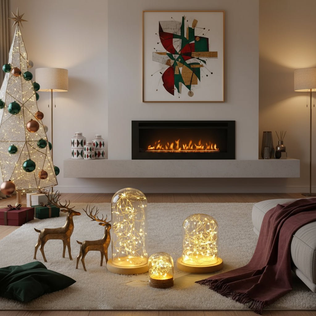 LumaGlow Warm White Battery-Operated String Lights For Home And Garden