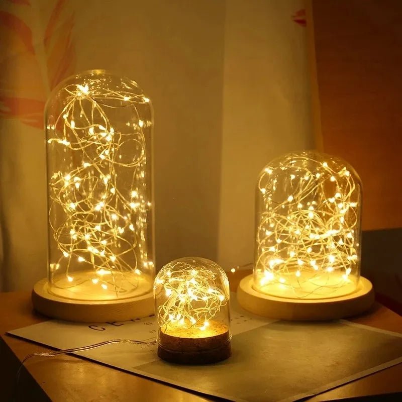 LumaGlow Warm White Battery-Operated String Lights For Home And Garden