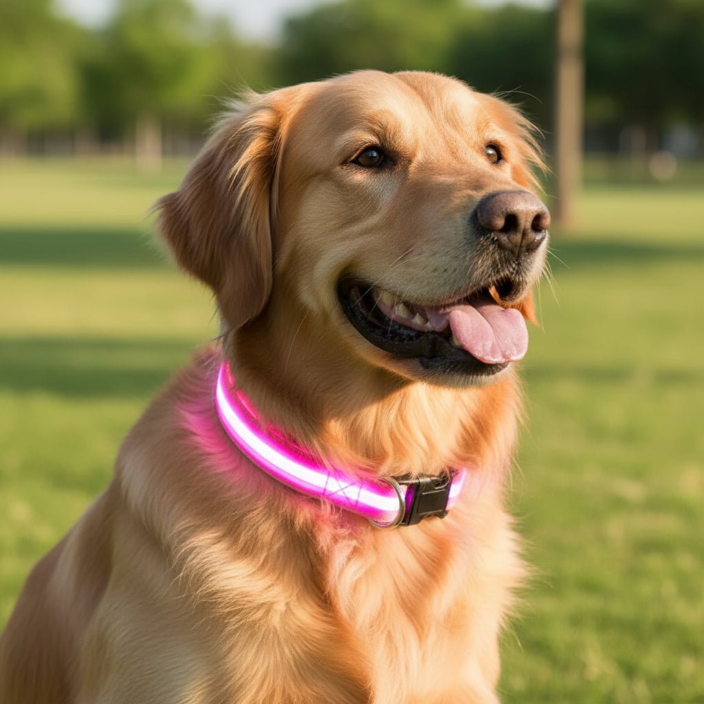 LumenPaws LED Safety Dog Collar With Adjustable Fit