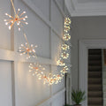 LumaNova Copper Starburst Light Chain For Warm Indoor Decoration