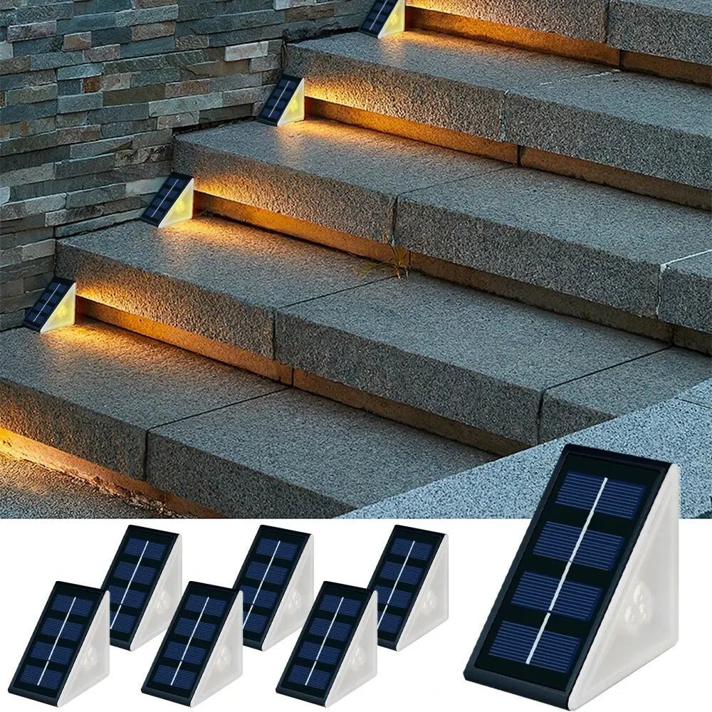 Luci Solari SolGlo per Gradini di Giardini e Aree Esterne
