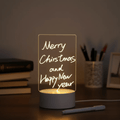 LumaNote LED Memo Board With Erasable Marker For Notes And To Dos