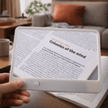 BrightView 3X LED Page Magnifier For Full Page Reading