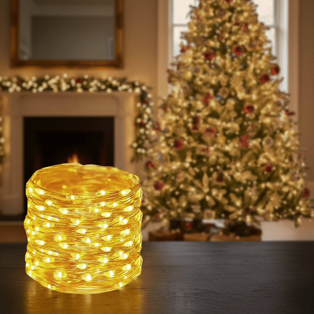 LuminaTrail 10–20 m LED String Lights For Festive Outdoor Garden Glow