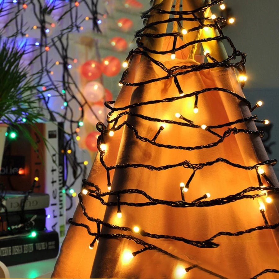 LuminaTrail 10–20 m LED String Lights For Festive Outdoor Garden Glow
