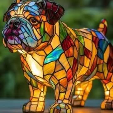 LumaPals Artistic LED Night Lamp With Dog Breeds for Home Decor