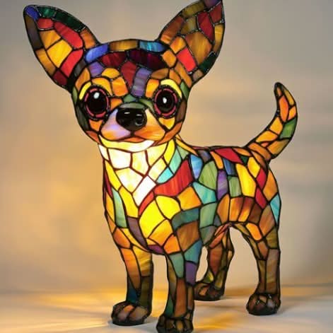 LumaPals Artistic LED Night Lamp With Dog Breeds for Home Decor