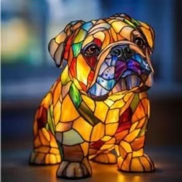 LumaPals Artistic LED Night Lamp With Dog Breeds for Home Decor