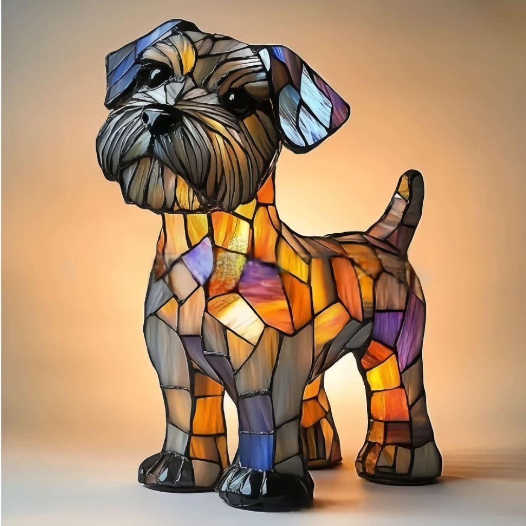 LumaPals Artistic LED Night Lamp With Dog Breeds for Home Decor