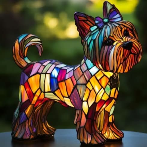 LumaPals Artistic LED Night Lamp With Dog Breeds for Home Decor
