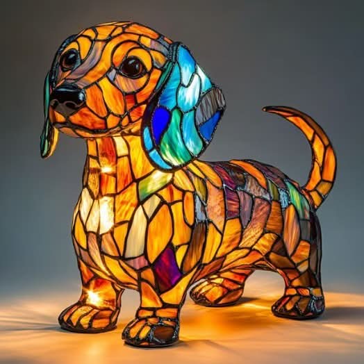 LumaPals Artistic LED Night Lamp With Dog Breeds for Home Decor