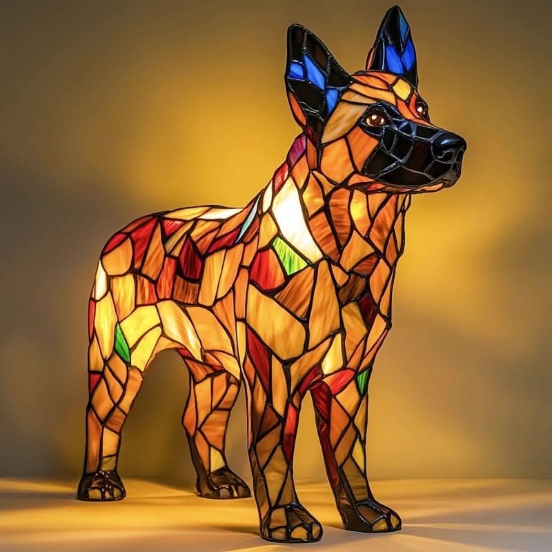 LumaPals Artistic LED Night Lamp With Dog Breeds for Home Decor