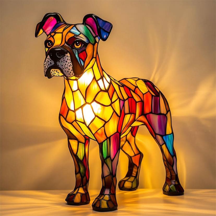 LumaPals Artistic LED Night Lamp With Dog Breeds for Home Decor