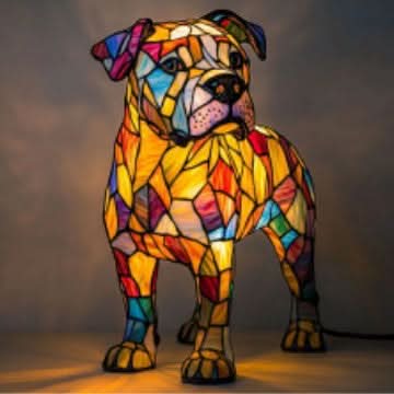LumaPals Artistic LED Night Lamp With Dog Breeds for Home Decor