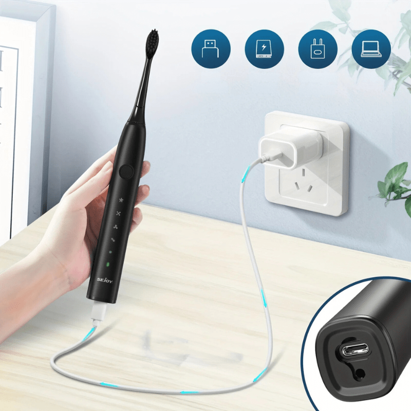 SilentPulse Ultrazvukový zubní kartáček pro jemnou a důkladnou péči o zuby