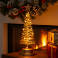 Aurora spirálový LED vánoční stromek s hvězdou (33 cm)