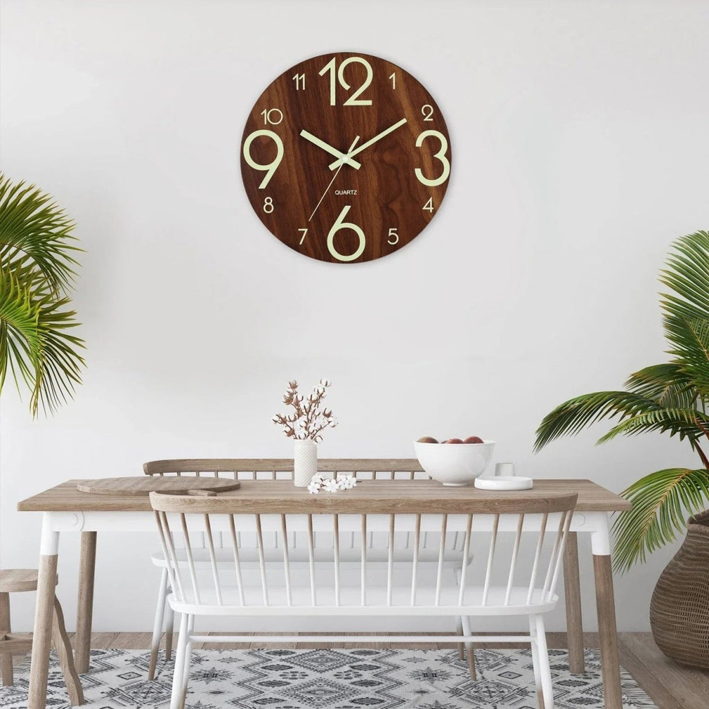 LumaTime Stylish Luminous Digital Wall Clock For Bedroom