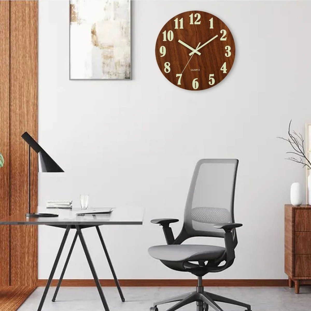 LumaTime Stylish Luminous Digital Wall Clock For Bedroom