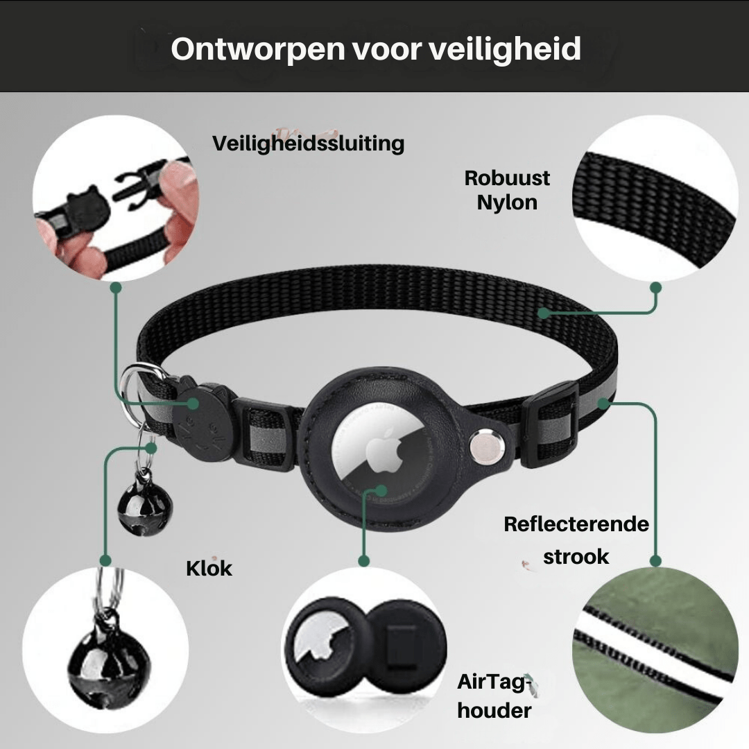 WhiskGuard GPS Tracker Collar for Cat Safety and Visibility