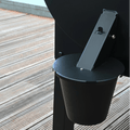 GrillGuard Pro Geschlossener Grillfettauffangbehälter mit sicherem Deckel